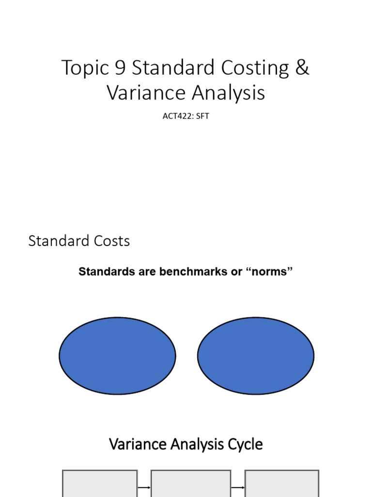 Standard Costing and Variance Analysis Guide | PDF | Prices | Variance