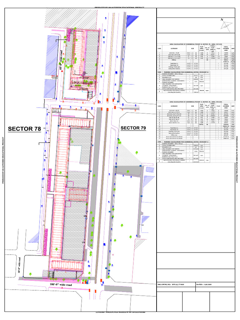 Revised Layout Plan for Sector 78 Mohali | PDF