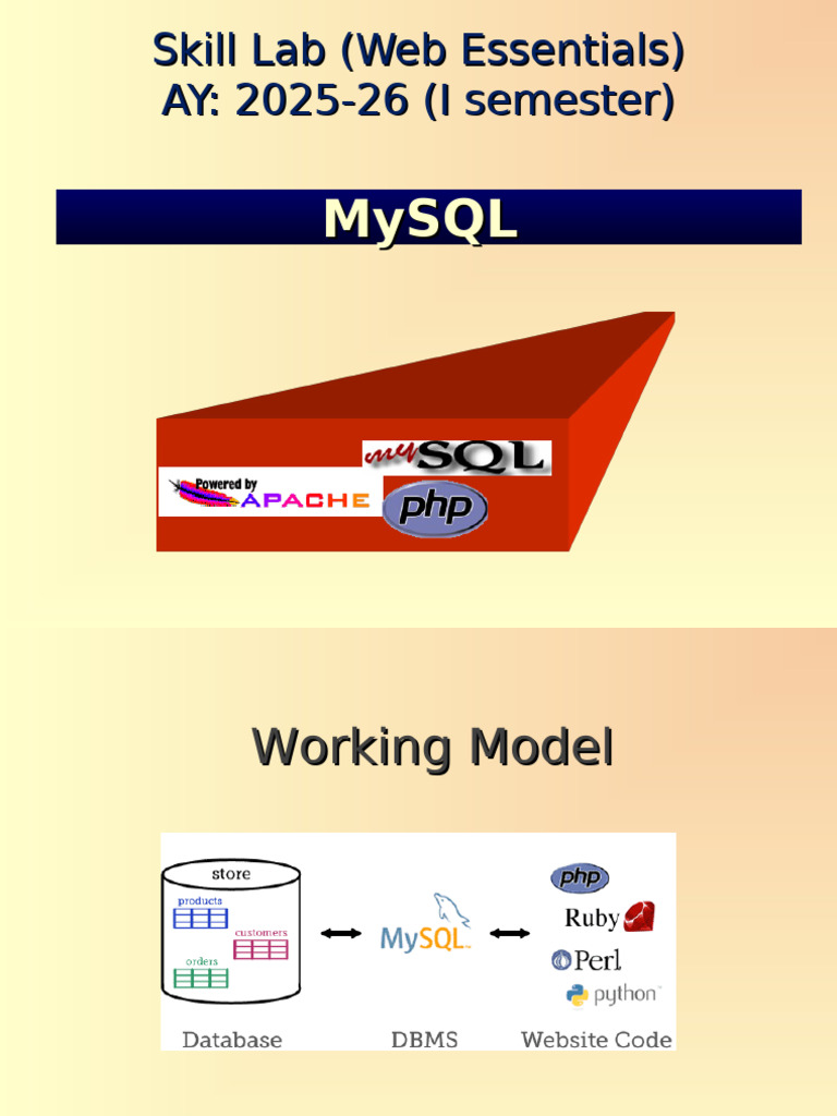 AMP Stack: Apache, MySQL, PHP Overview | PDF | Php | My Sql