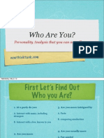 Personality Test Questions