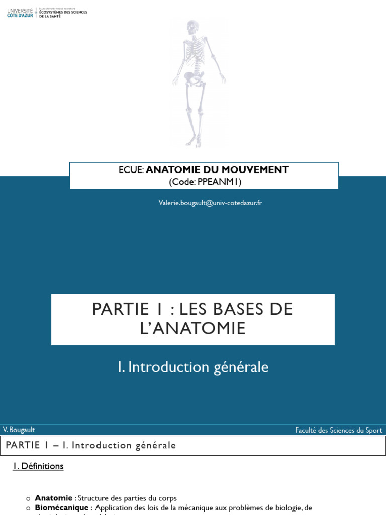 Position Anatomique de Référence | PDF | Cartilage | Os