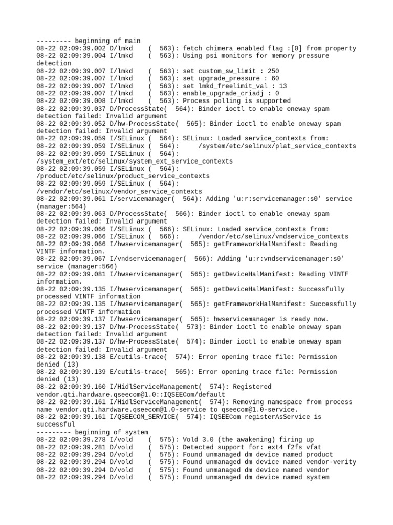 System Log Analysis and Configuration | PDF | Computer Architecture ...