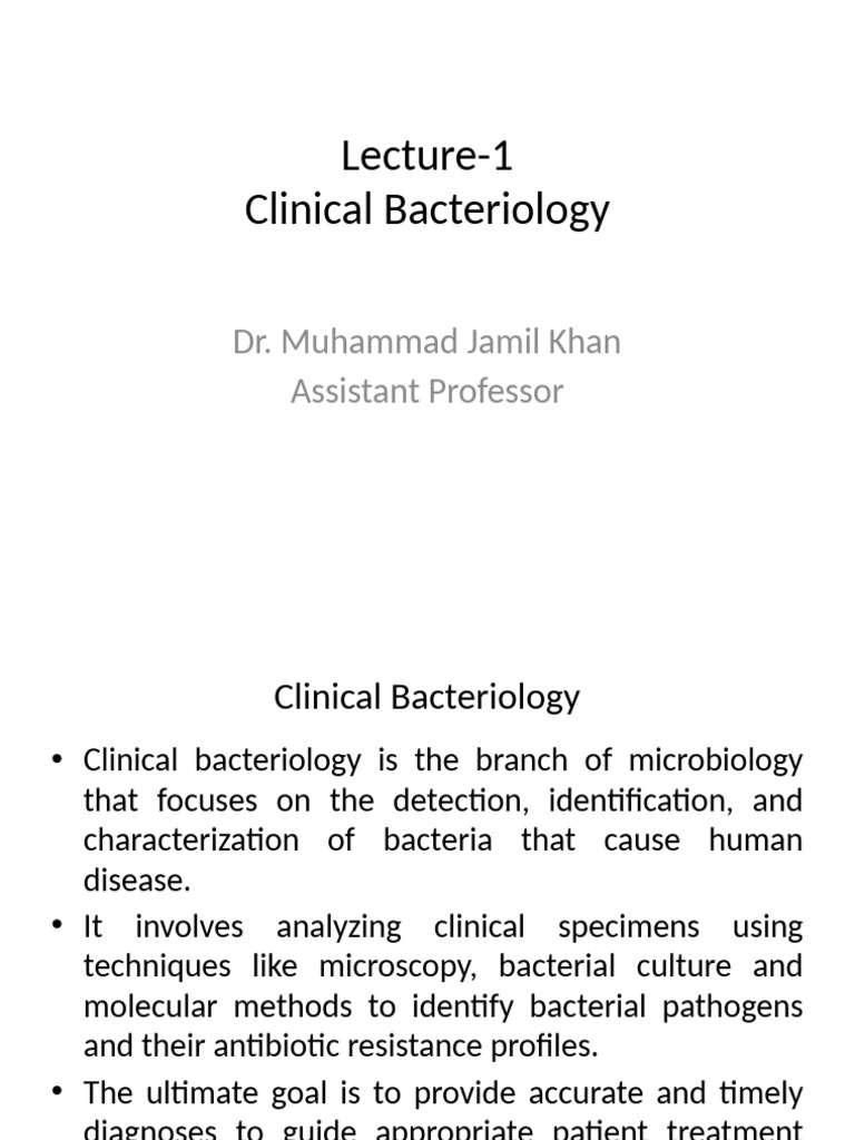Introduction to Clinical Bacteriology | PDF | Infection | Bacteria