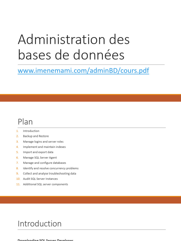 Cours BD Complet (192 Pages) | PDF | Microsoft Sql Server | Databases