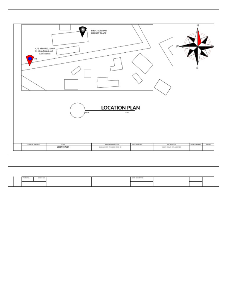 Location Plan for BSCE-3B Project | PDF