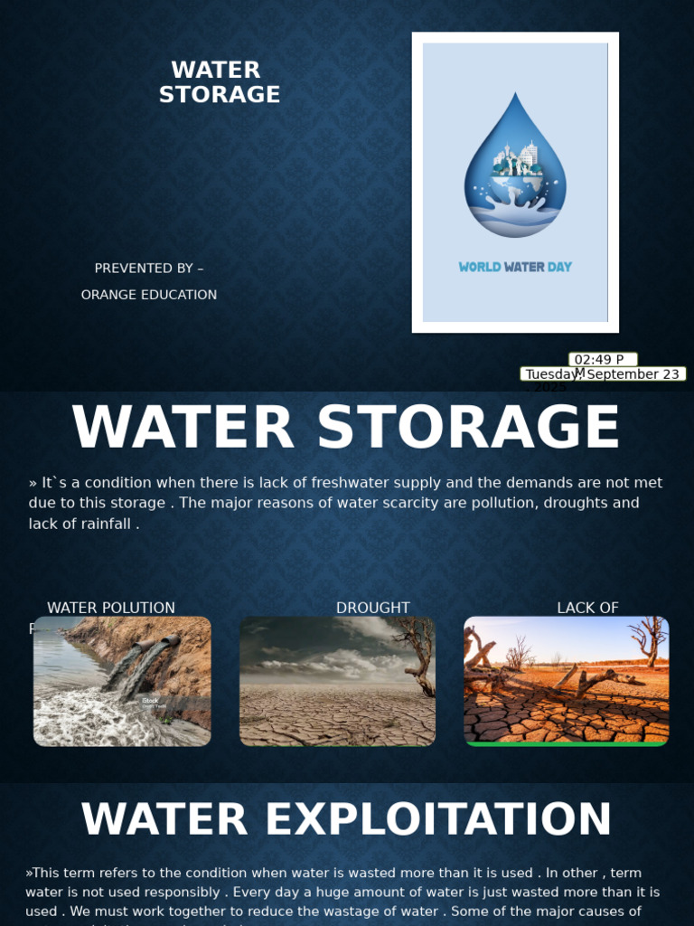 Water Scarcity and Exploitation Issues | PDF