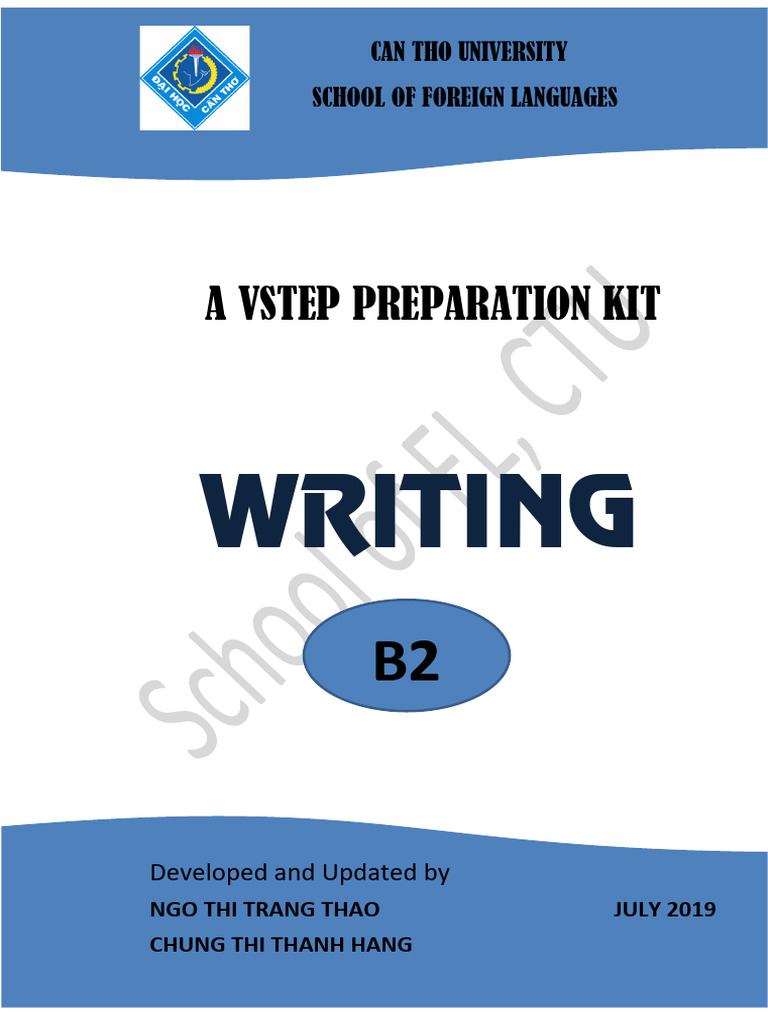 VSTEP Writing Preparation Guide | PDF | Landlord | Teachers