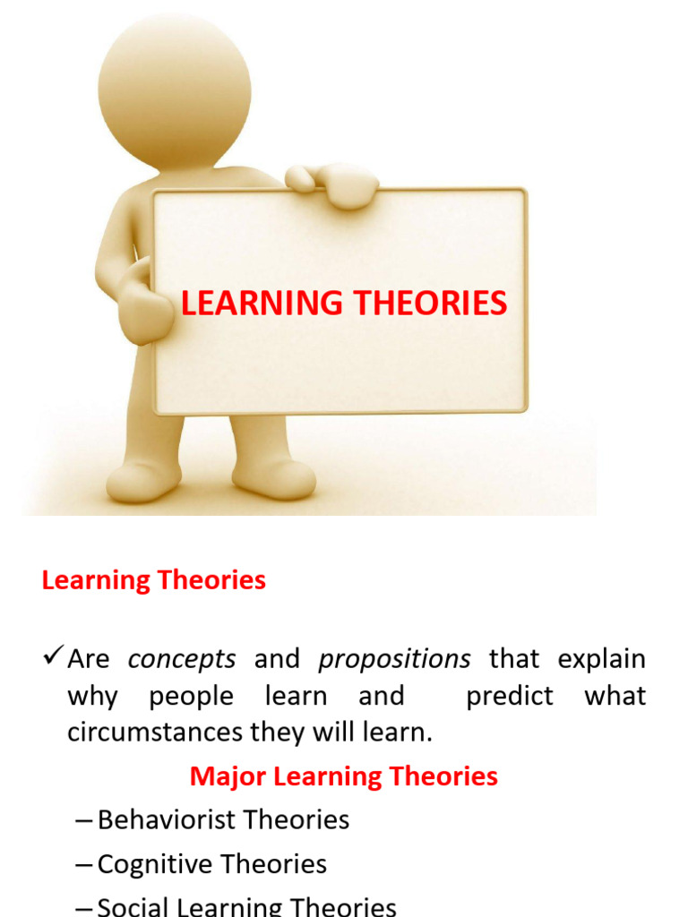 Overview of Major Learning Theories | PDF | Learning Theory (Education ...