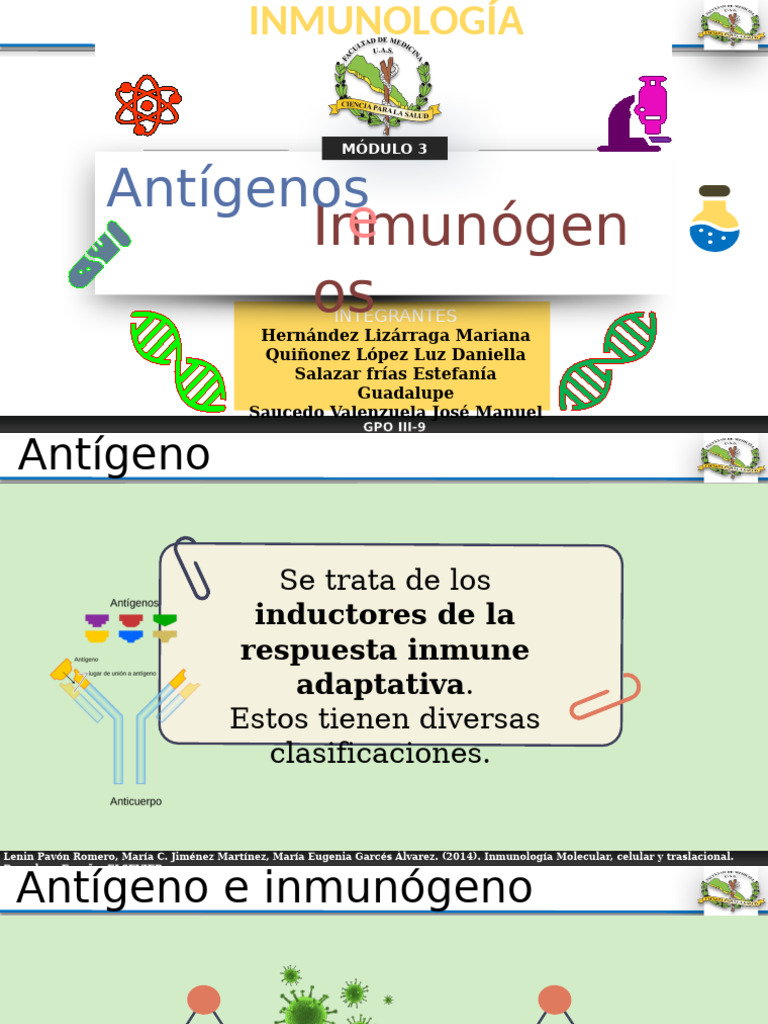 Clasificación y Función de Antígenos | PDF | Antígeno | Epítopo