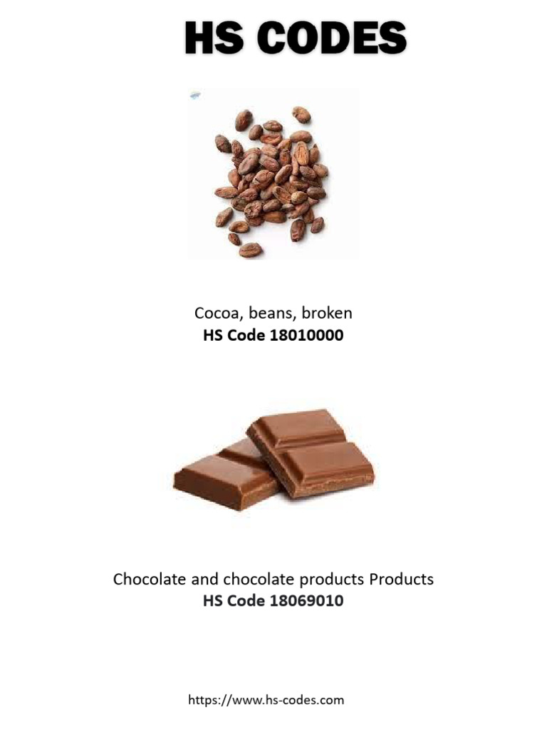 Cocoa Beans HS Code Overview | PDF