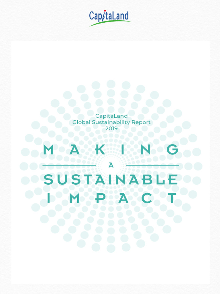 Capitaland Integrated Global Sustainability Report 2019 | PDF ...