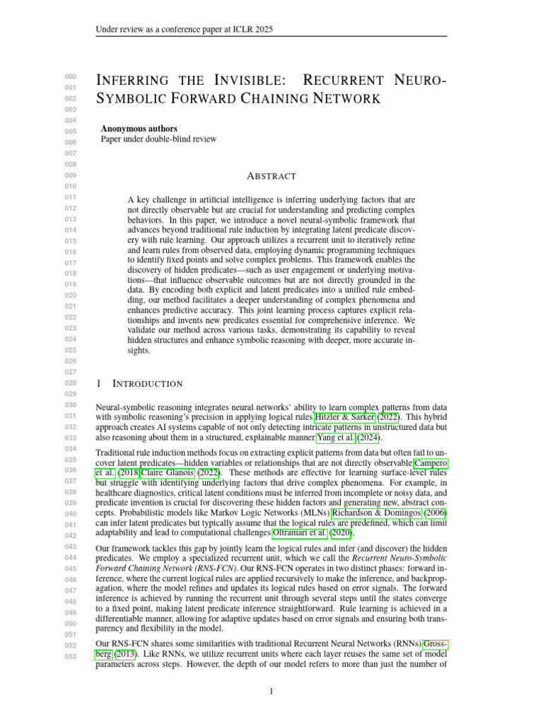 Inferring The Invisible Recurrent Neuro | PDF | Logic | Applied Mathematics