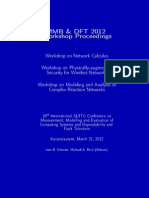 MMB & DFT 2012 Workshop Proceedings