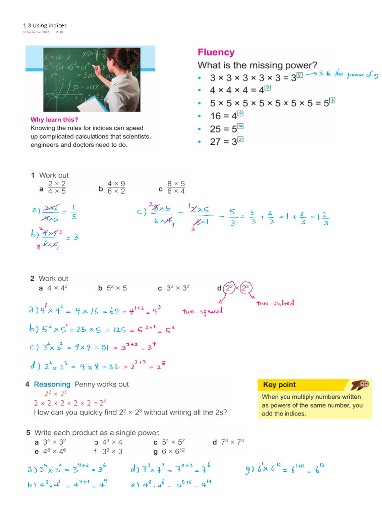 4 - Week 03 - Class Workout - Using Indices | PDF