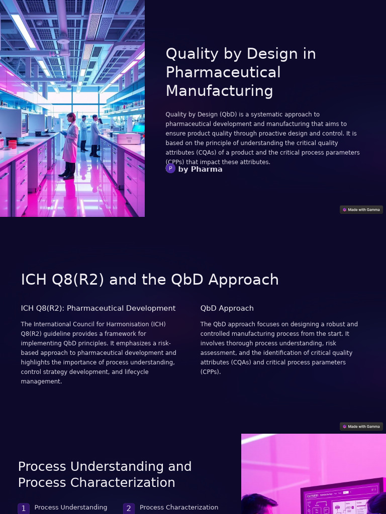 Quality by Design in Pharma Manufacturing | PDF | Risk Management ...
