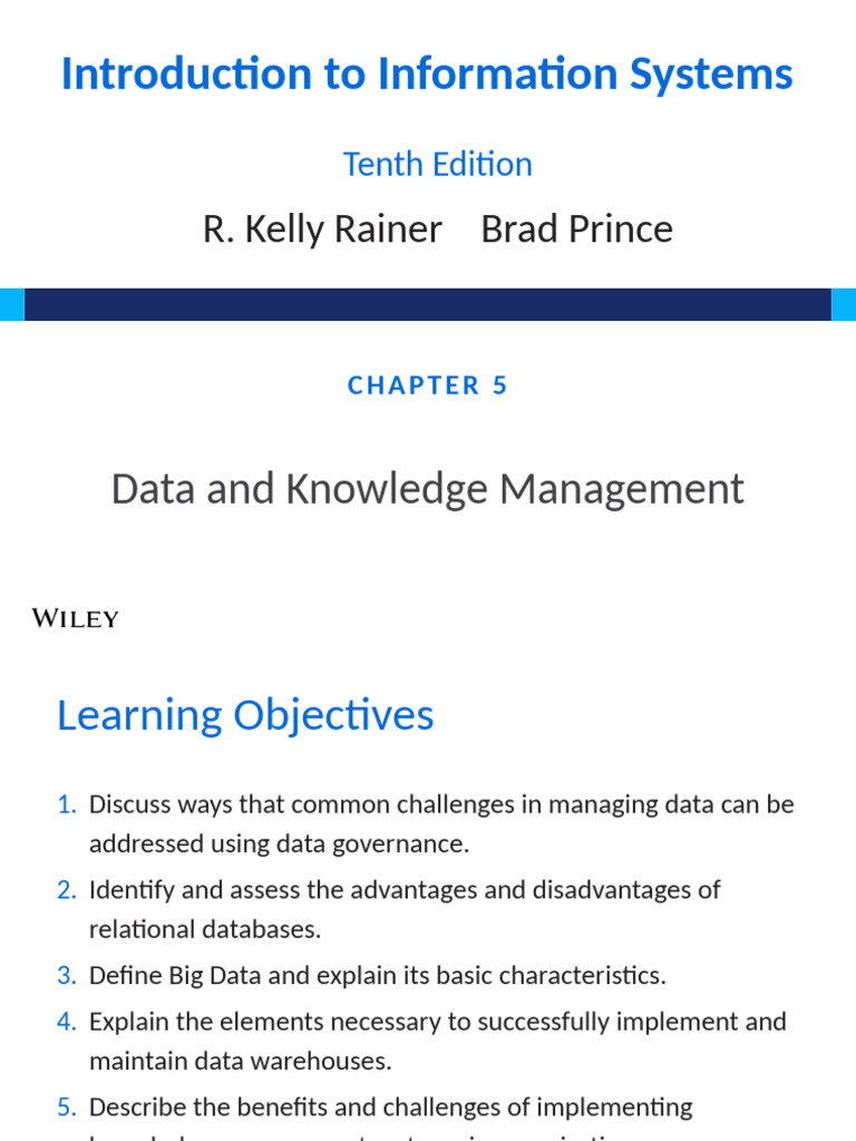 Data Management and Governance Insights | PDF | Data Warehouse | Big Data