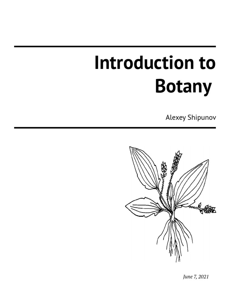 Intro Botany 121-1 | PDF