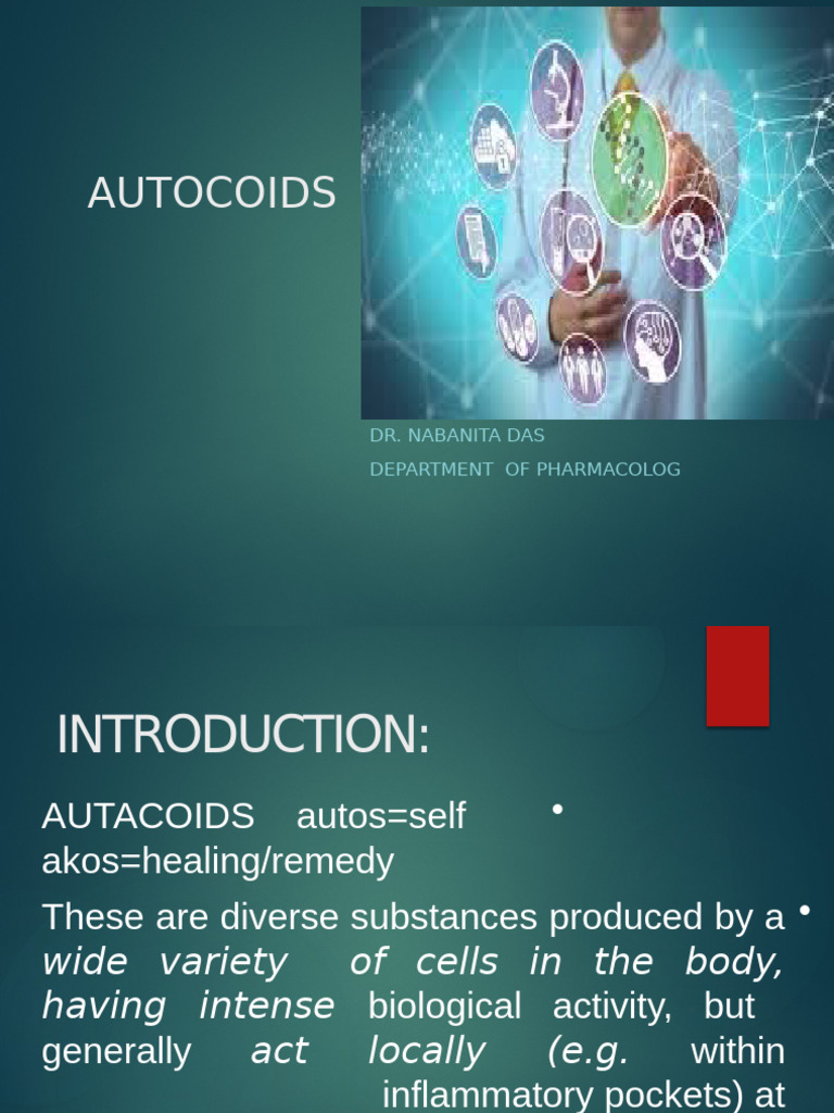 MAIN Autocoids 120723 | PDF | Serotonin | Inflammation