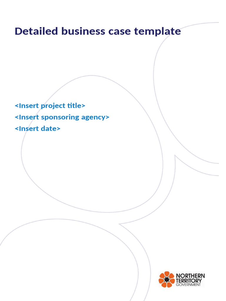 Detailed Business Case Template Guide | PDF | Cost–Benefit Analysis | Risk