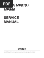 Download Canon Pixma MP810  MP960 Service Manual by lossie46 SN92142000 doc pdf