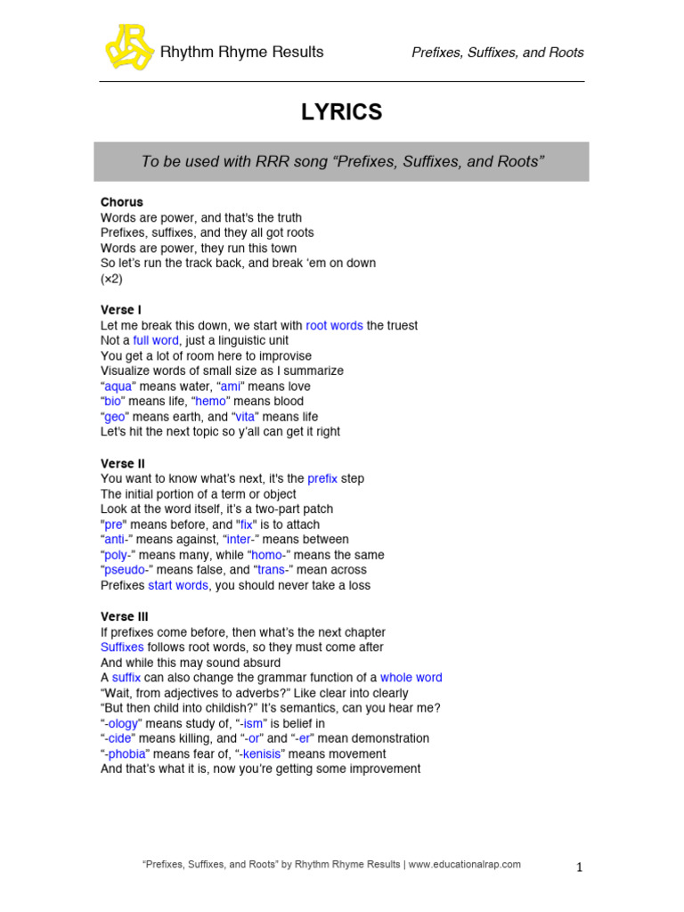 Understanding Word Parts: Roots & Affixes | PDF