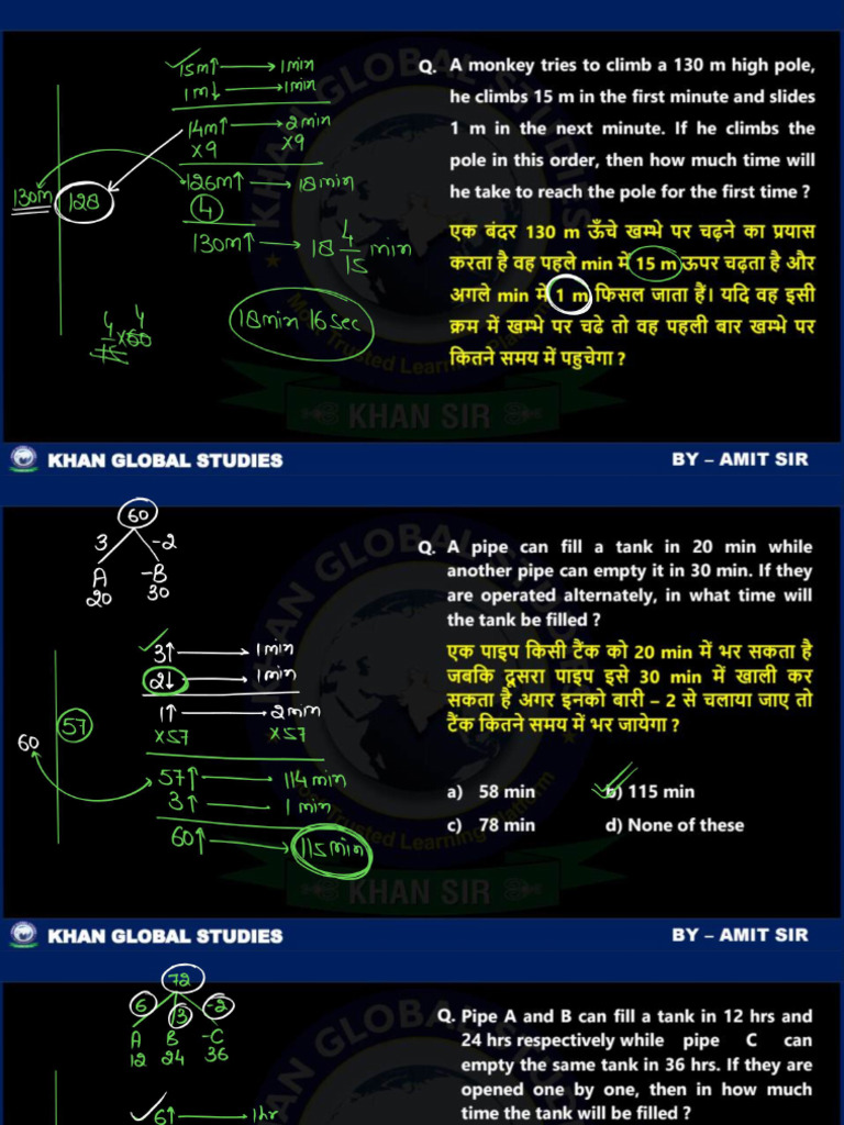 Pipe And Cistern Pdf
