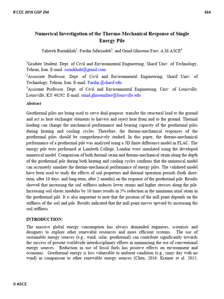 Razmkhah Et Al 2018 Numerical Investigation of The Thermo Mechanical ...