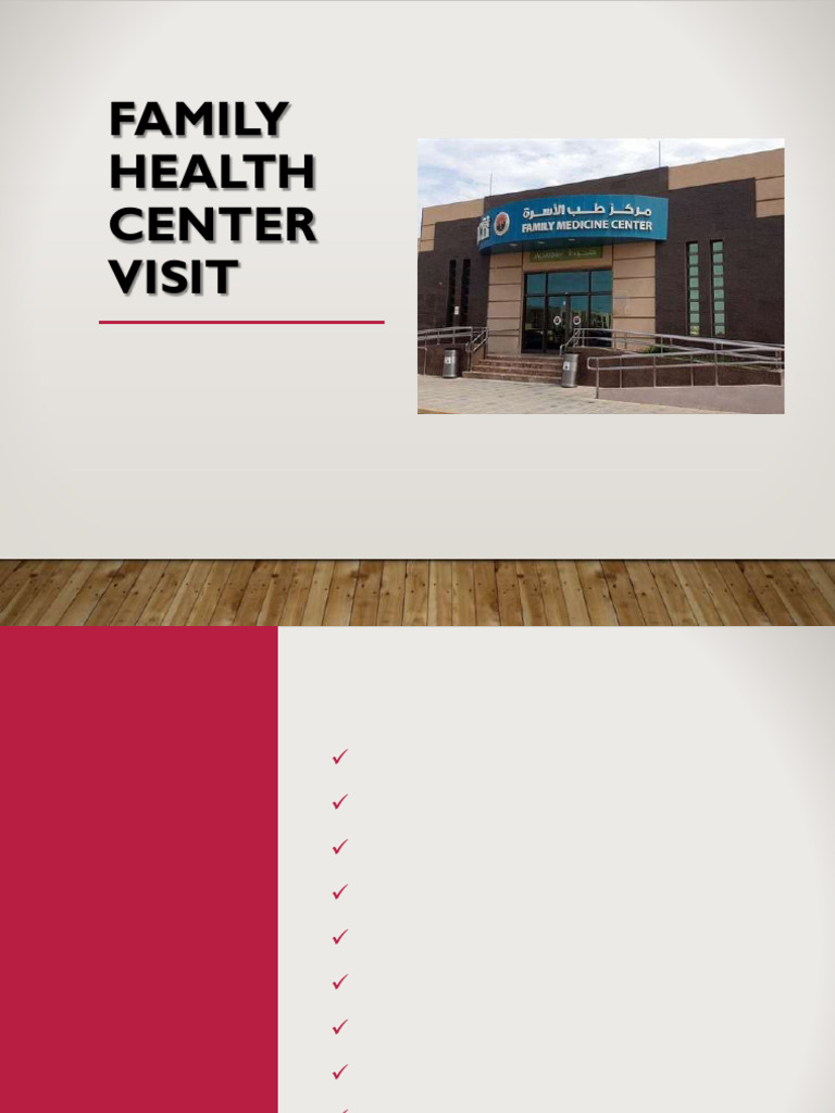 2-PDF Family Center Visit Final | PDF | Medical Specialties | Health ...