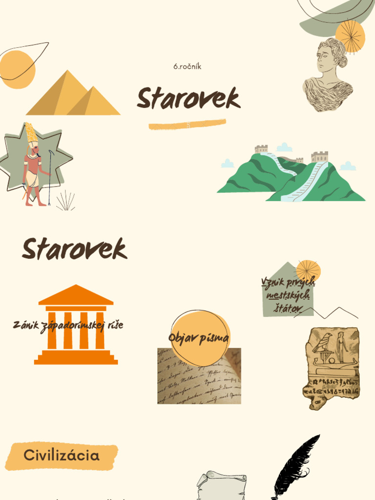 6.ročník - 1. Starovek | PDF