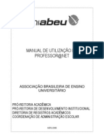 Manual Do Prof@NET - Uniabeu