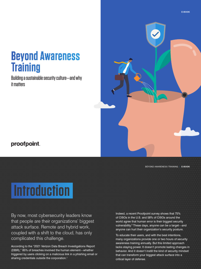 Beyond Awareness Training Proofpoint 2307 | PDF | Computer Security ...