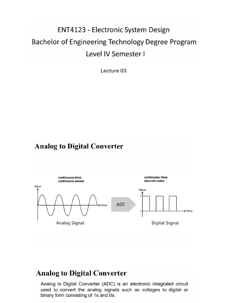 Lecture 03 | PDF