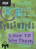 Download Cryptic Crosswords  How to Solve Them by Salah Ad-Din SN92146843 doc pdf