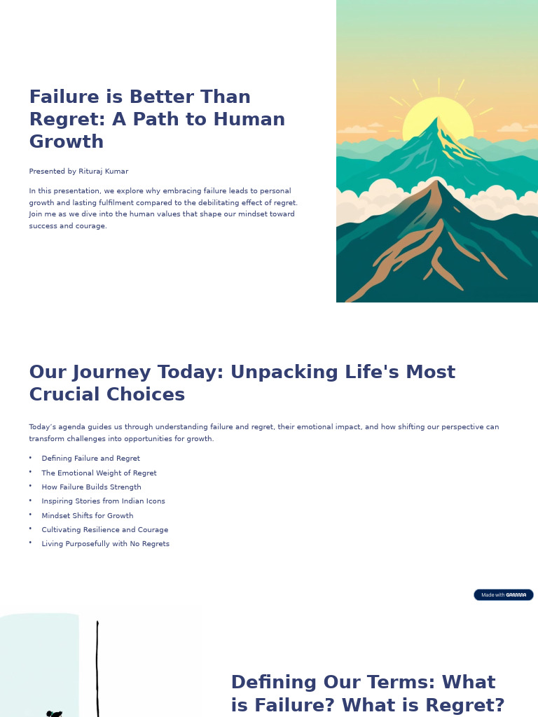 Embracing Failure for Growth | PDF | Mindset | Courage
