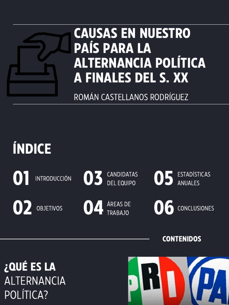 Causas de la Alternancia Política en México | PDF | Partido ...