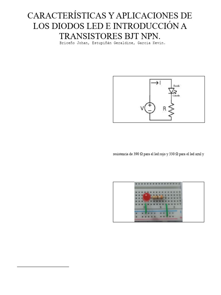 Lab Oratorio 4 Electronic A | PDF | Diodo emisor de luz | Red eléctrica