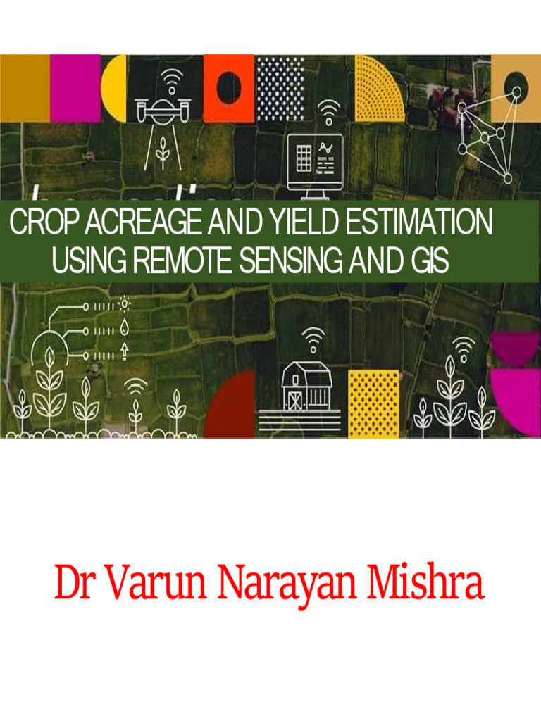 Crop Yield Estimation with Remote Sensing | PDF | Forecasting ...