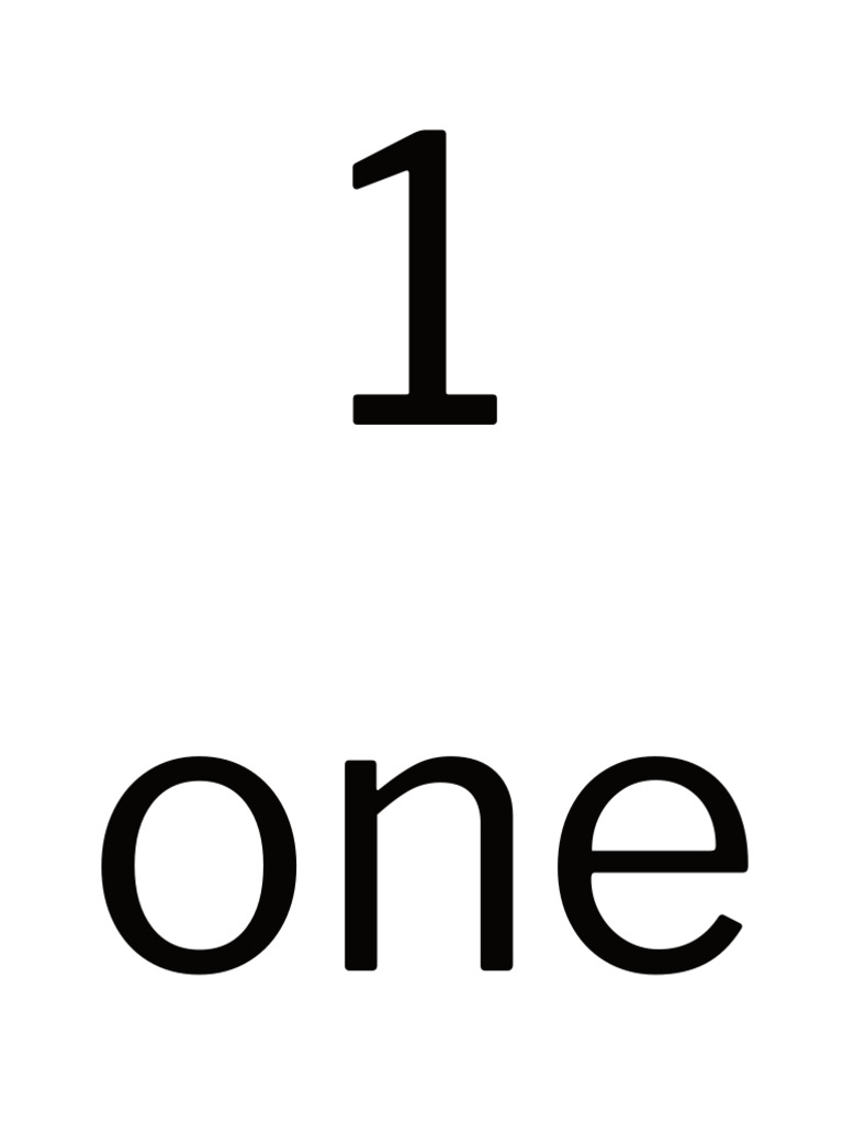 1 One | PDF