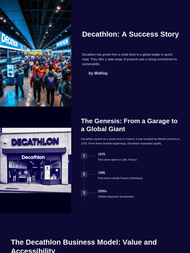 Decathlon's Global Success and Strategy | PDF | Innovation | Retail
