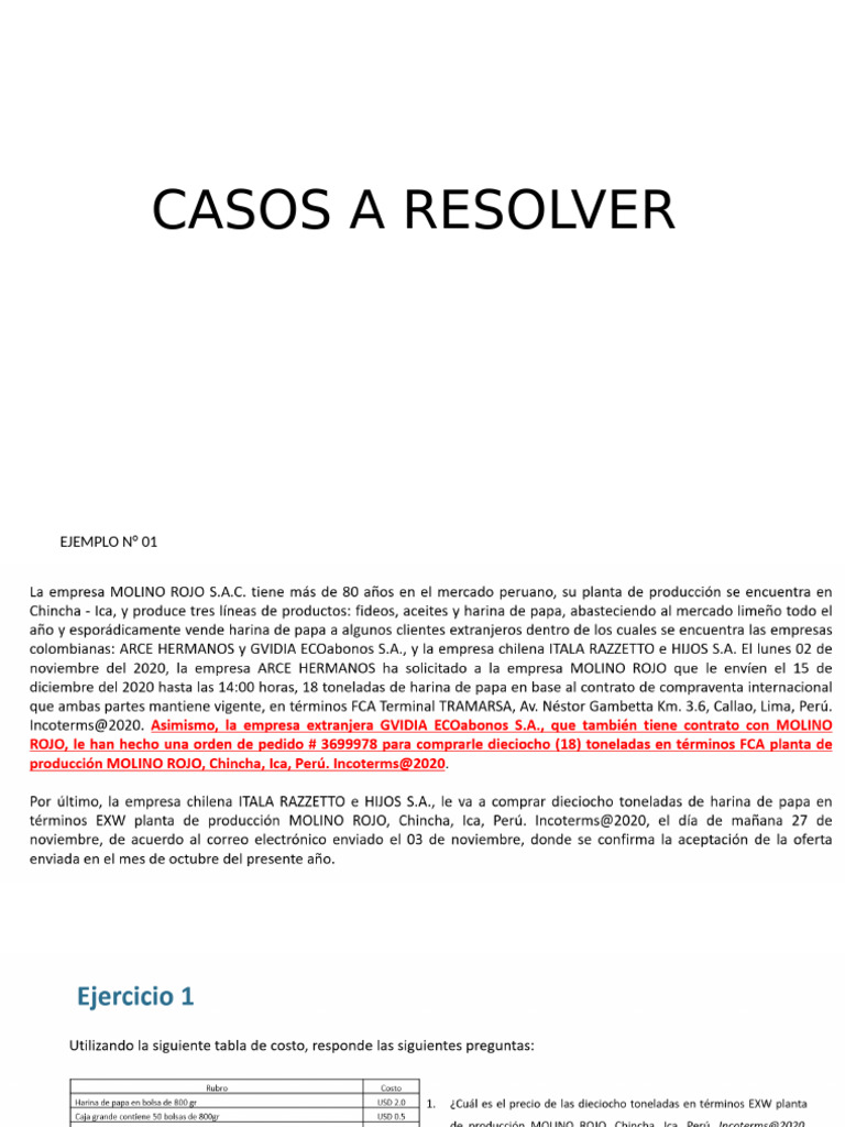 Casos A Resolver | PDF