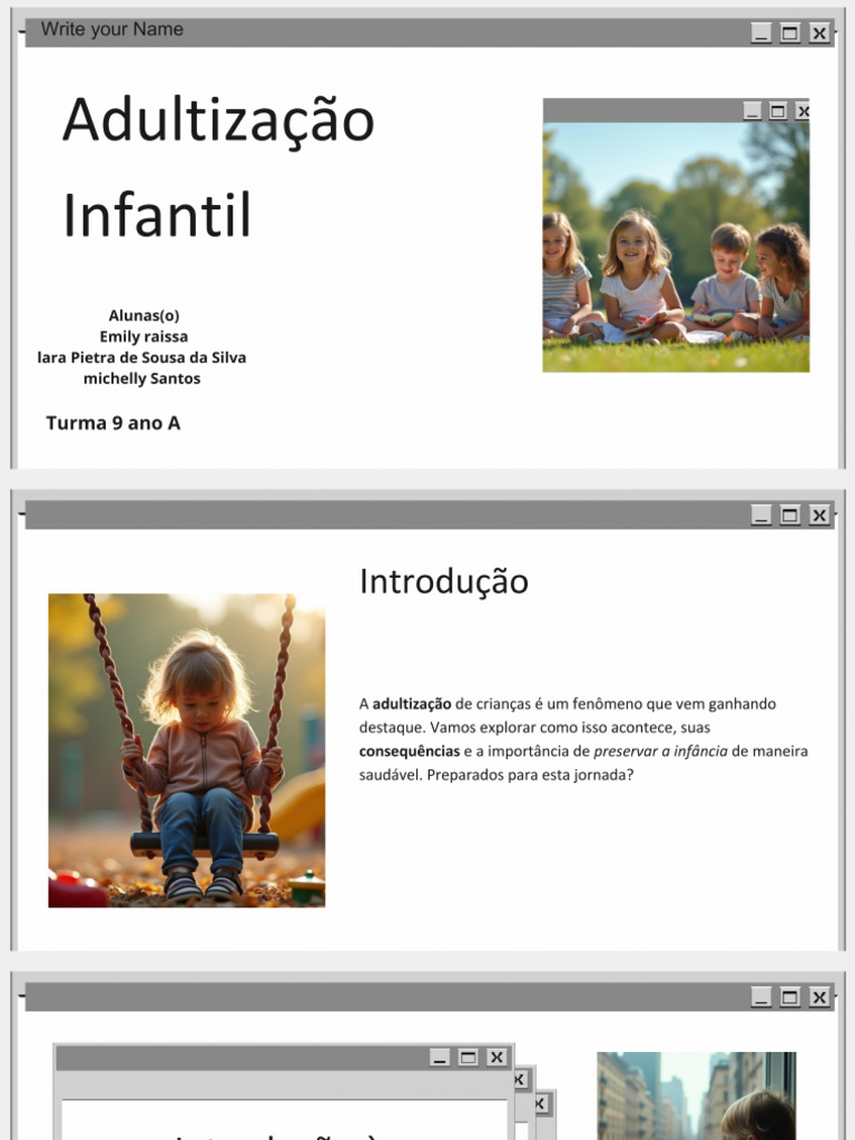 Adultização Infantil PDF | PDF