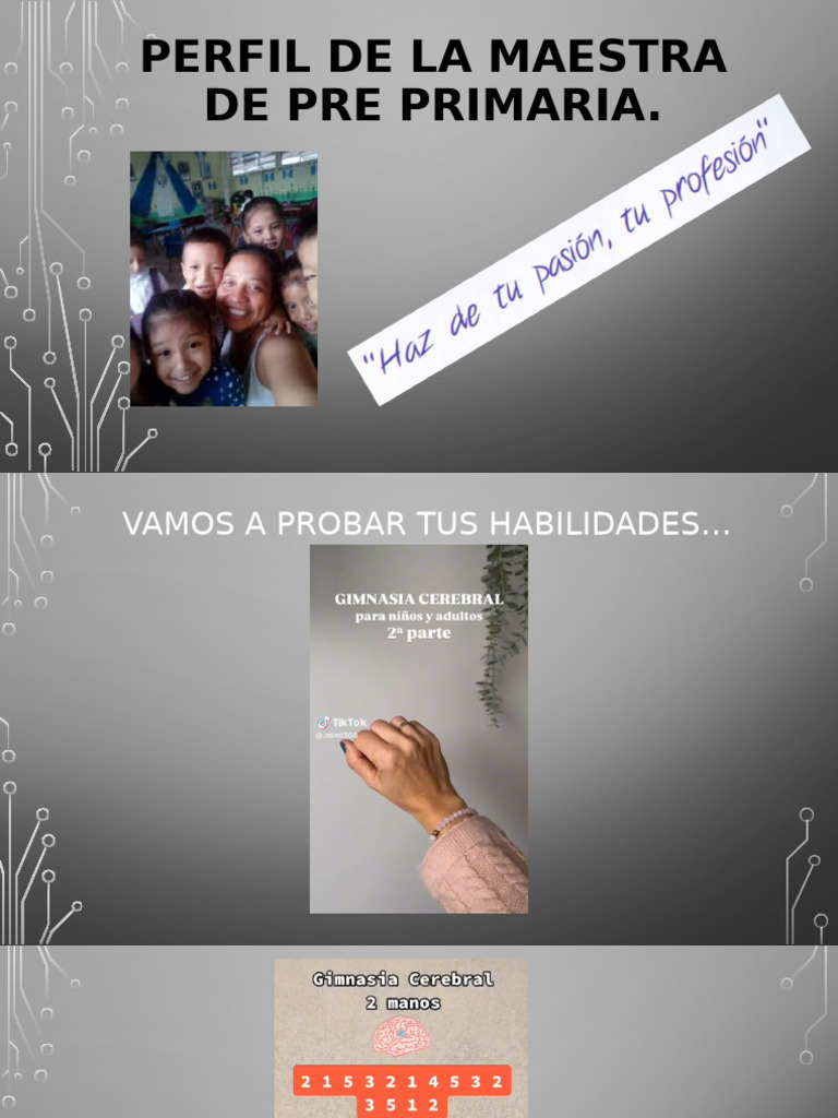 Perfil de La Maestra de Pre Primaria | PDF | Aprendizaje