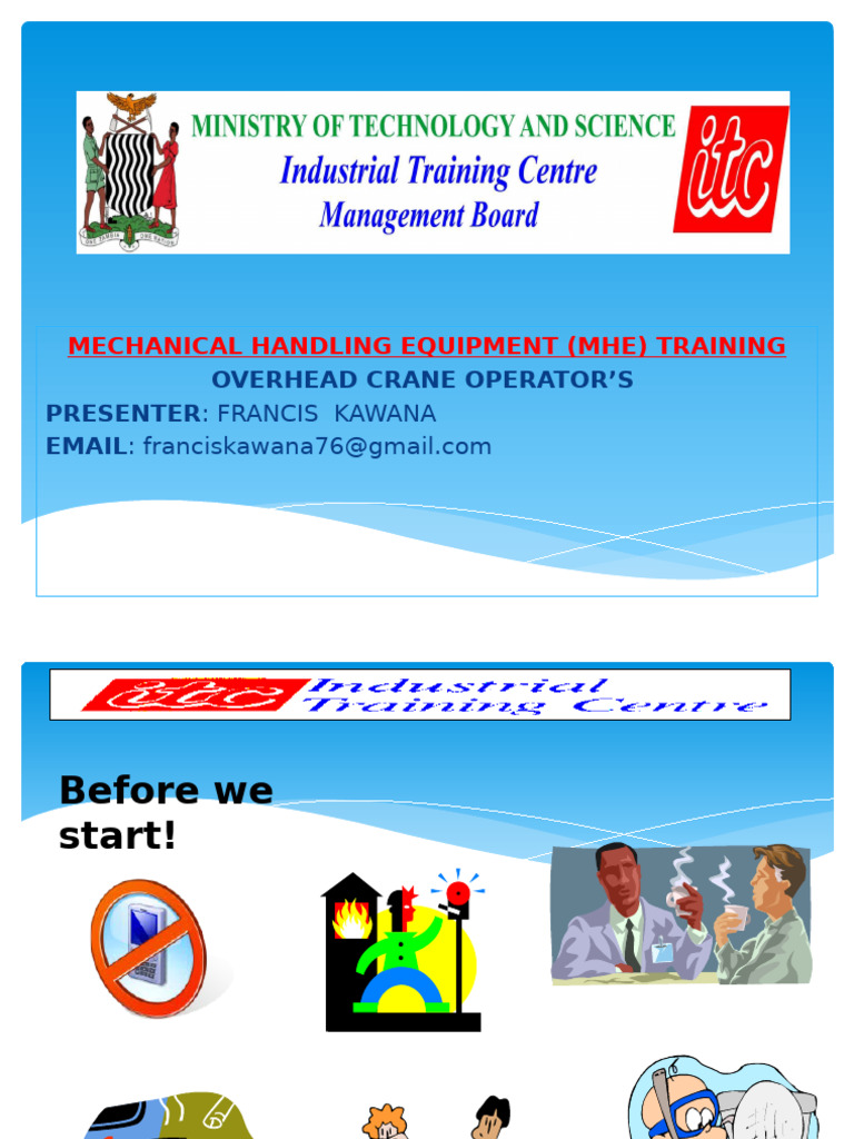 Overhead Crane Operator Training Guide | PDF | Crane (Machine)
