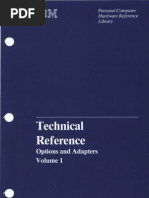 Technical Reference Options and Adapters Volume 1 Apr84