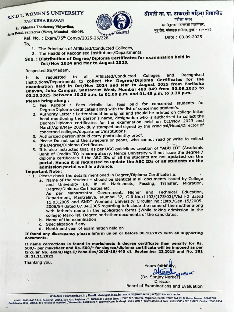 11 To Collect The Degree Certificates To College | PDF | Higher ...