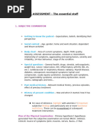 MSK Assessment Cheat Sheet Guide | PDF