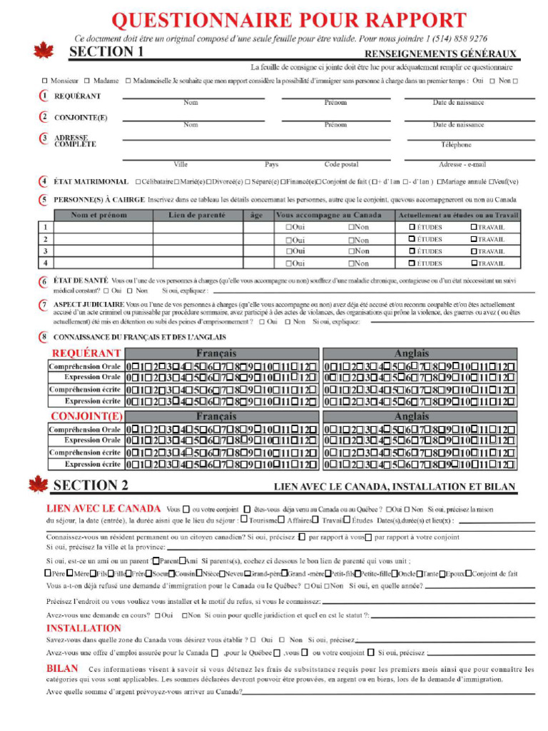Questionnaire Version 2018 Bonne Version Decrypté-Compressée | PDF