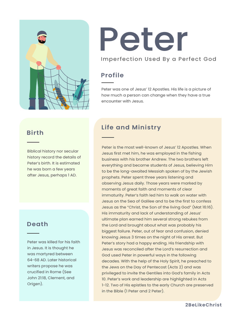 Peter: Apostle and Early Leader | PDF | Saint Peter | Jesus