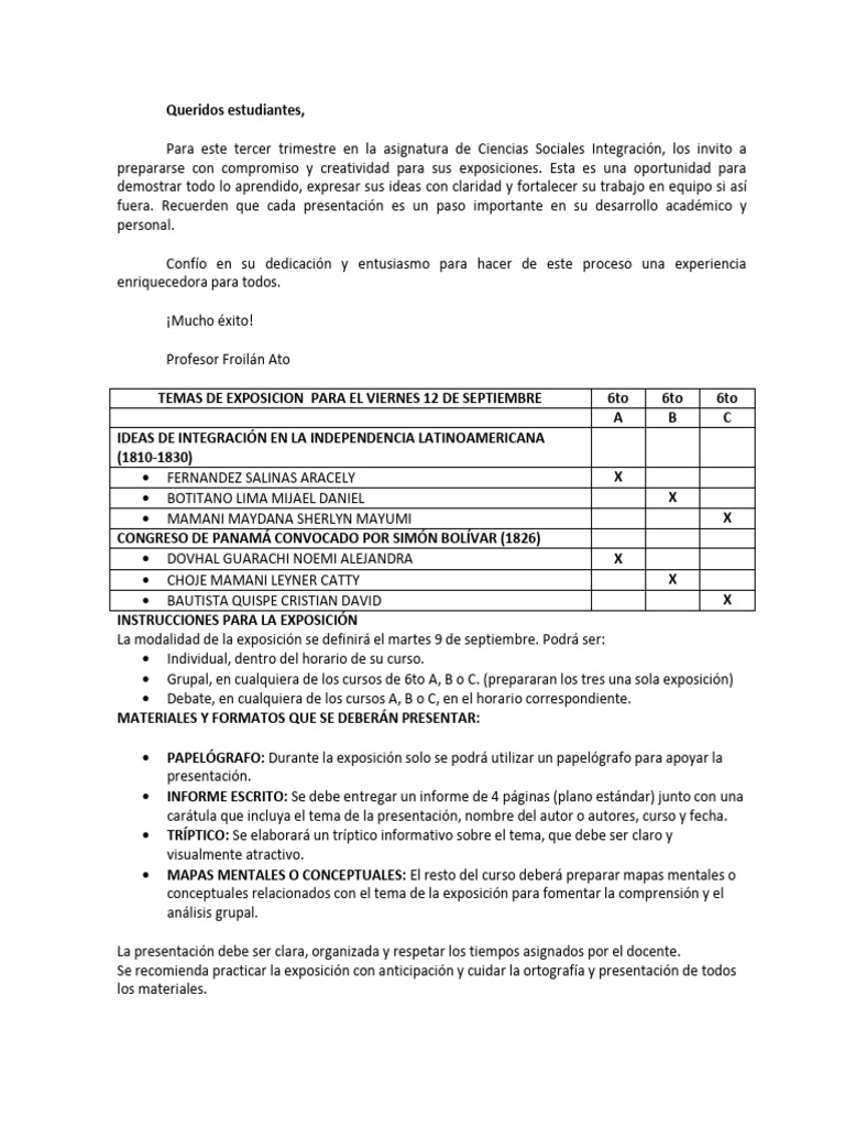 Exp. 12 de Sep | PDF | Aprendizaje | Comunicación humana