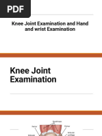 Knee Examination OSCE Guide | PDF | Knee | Musculoskeletal System